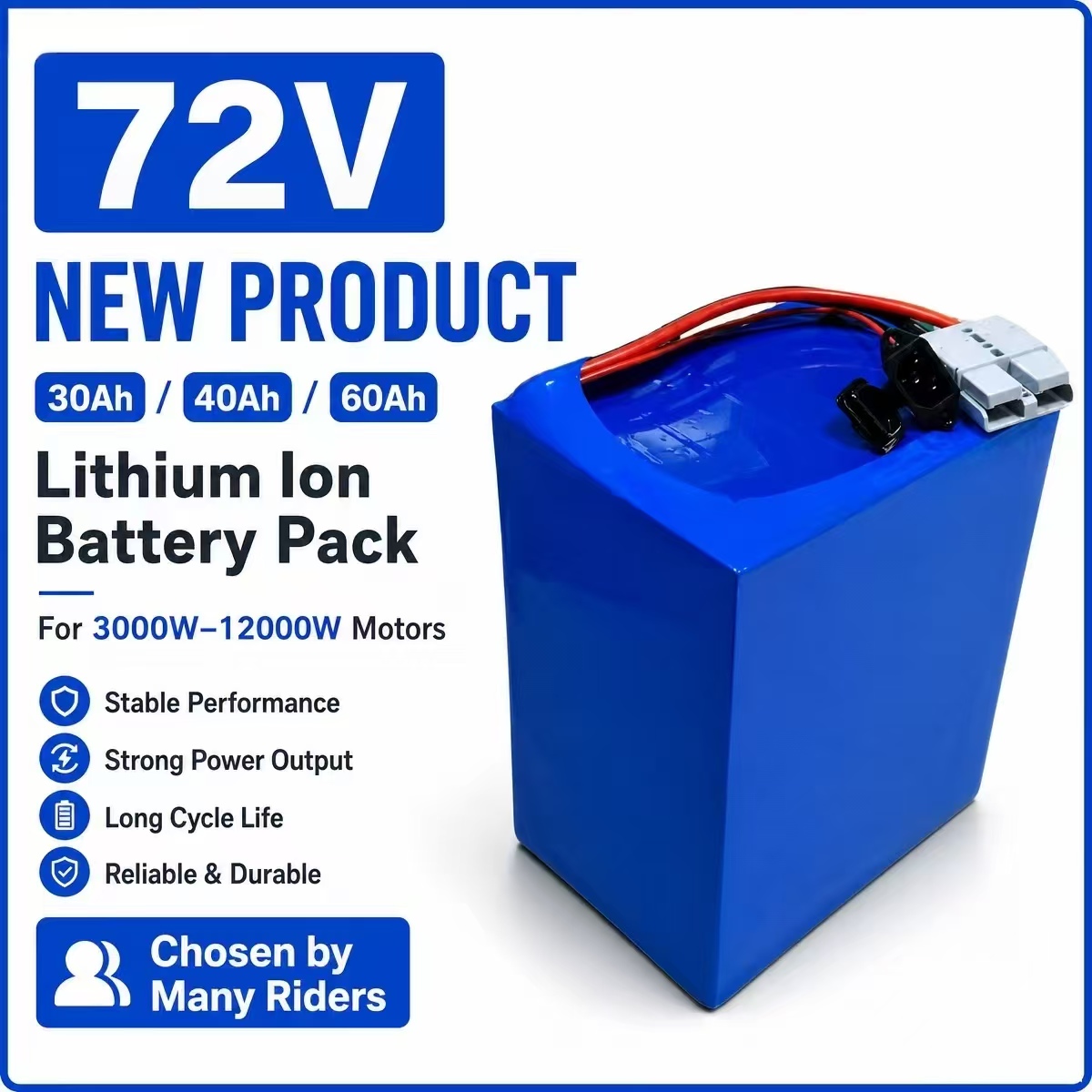72V 30Ah Lifepo4 Battery Pack - 72V 30Ah 40AH 60Ah リチウムイオンバッテリーパック 100A