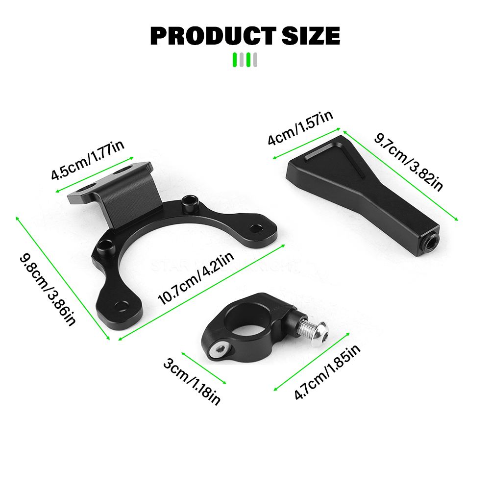 新しいオートバイ CNC ステアリングダンパー安定化ダンパー - Steering Damper Stabilizer Kit Cnc のレビューと価格