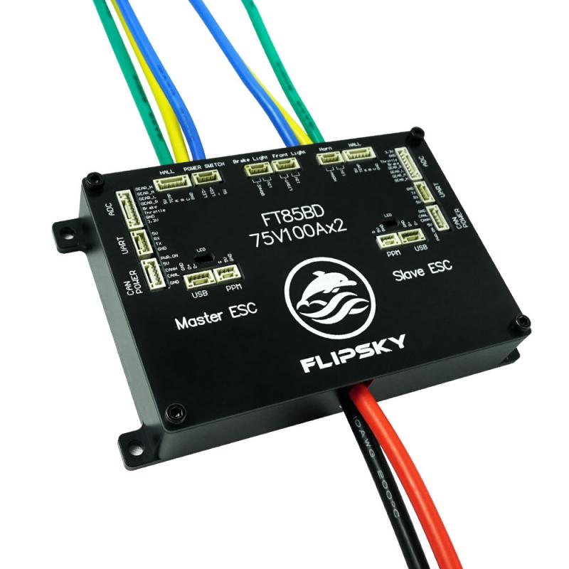 Flipsky FT85BD ESC アルミケース付き 非V - 72V 45A Dual Controller のレビューと価格