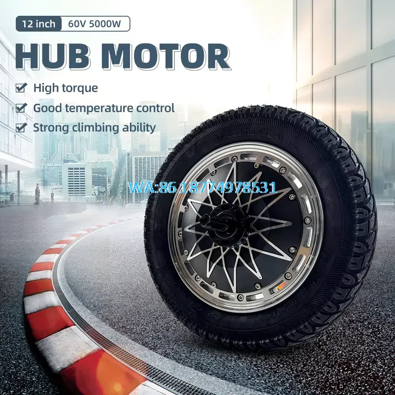 Wmwmnu製 12インチ ハブモーターキット 60V 50 - 60V 5000W Brushless Hub Motor のレビューと価格